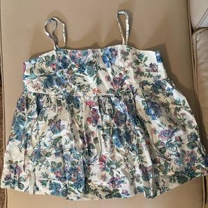 Floral camisole tank top